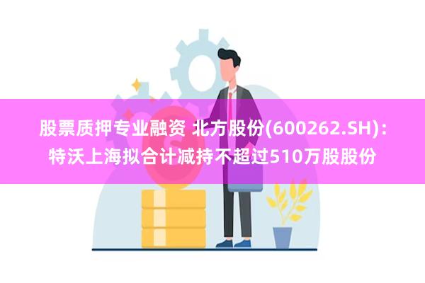 股票质押专业融资 北方股份(600262.SH)：特沃上海拟合计减持不超过510万股股份