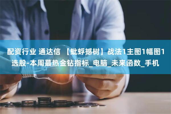 配资行业 通达信 【蚍蜉撼树】战法1主图1幅图1选股-本周蕞热金钻指标_电脑_未来函数_手机