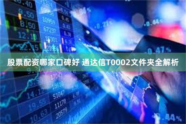 股票配资哪家口碑好 通达信T0002文件夹全解析