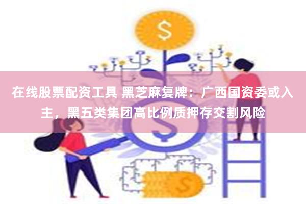 在线股票配资工具 黑芝麻复牌：广西国资委或入主，黑五类集团高比例质押存交割风险