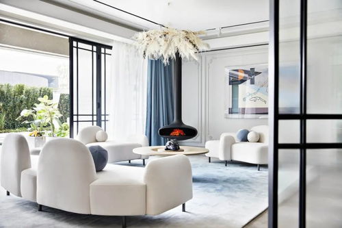 319㎡現(xiàn)代法式,天人合一的設計,藝術精致有檔次